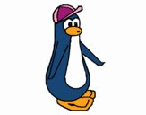 Pingüino con gorra