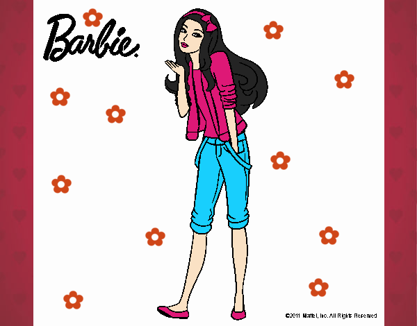 Barbie con look casual