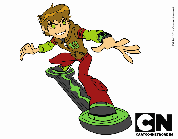 Ben 10 skateboard