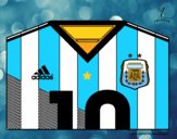 Camiseta del mundial de fútbol 2014 de Argentina