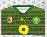 Camiseta del mundial de fútbol 2014 de Camerún