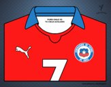 Camiseta del mundial de fútbol 2014 de Chile