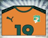 Camiseta del mundial de fútbol 2014 de Costa de Marfil