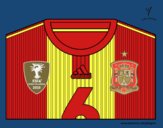 Camiseta del mundial de fútbol 2014 de España