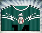 Camiseta del mundial de fútbol 2014 de México