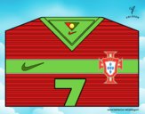 Camiseta del mundial de fútbol 2014 de Portugal