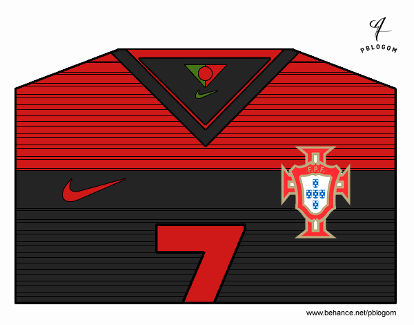 la nueva camiseta de portugal y cr7