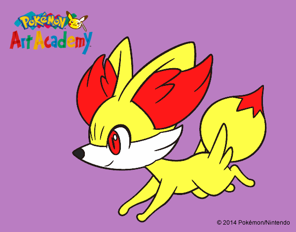 Fennekin corriendo