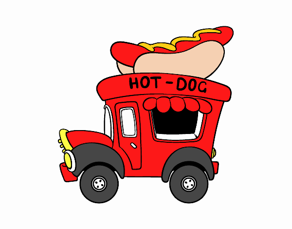 Food truck de perritos calientes