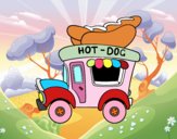 Food truck de perritos calientes