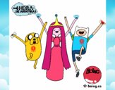 Jake, Princesa Chicle y Finn