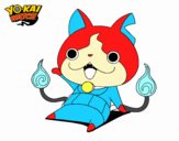 Jibanyan saludando