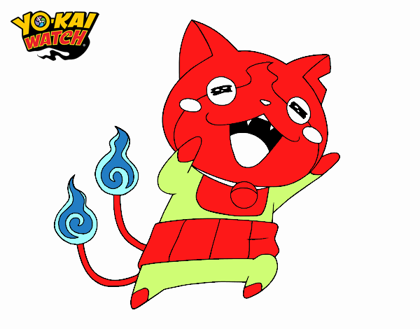 Jibanyan super feliz