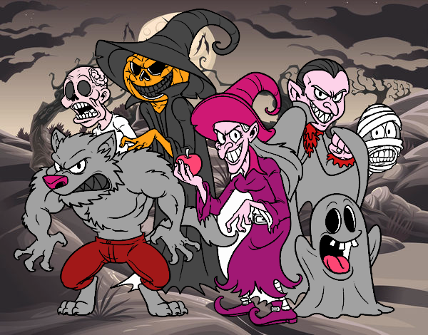 Monstruos de Halloween