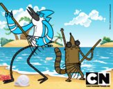 Mordecai y Rigby