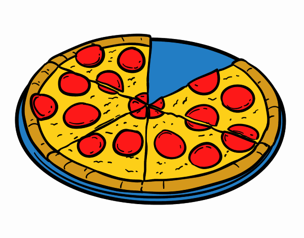 Resultado de imagen de pizza dibujo