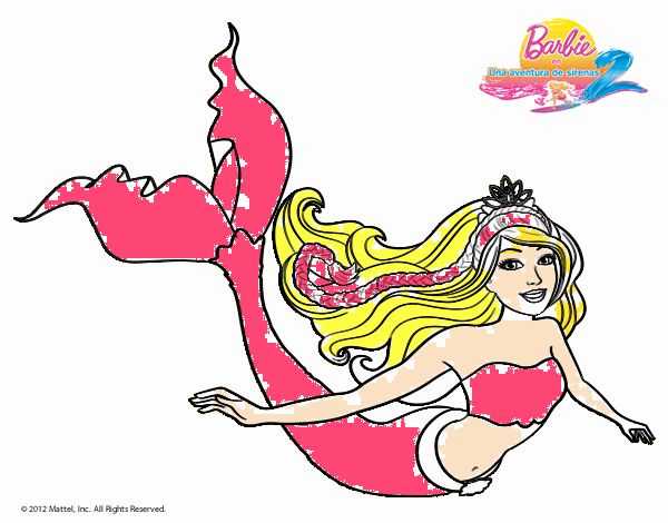 Barbie bajo el mar