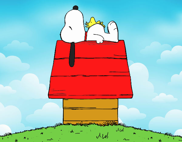 Snoopy durmiendo