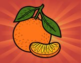 Dibujo Una mandarina pintado por esbetyzz