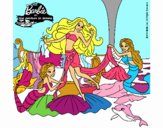 Barbie con sirenas