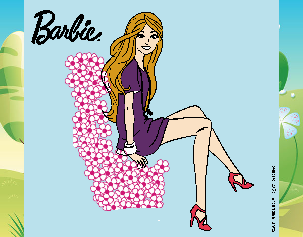 Barbie sentada