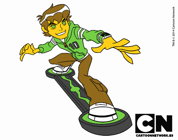 Ben 10 skateboard