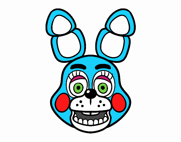 Cara de Toy Bonnie de Five Nights at Freddy's