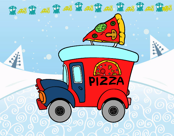 Food truck de pizza