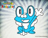 Froakie saludando