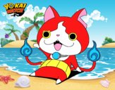 Jibanyan saludando