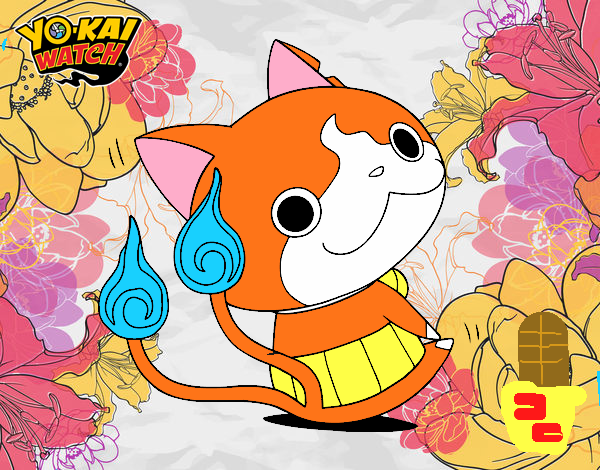 Jibanyan sentado