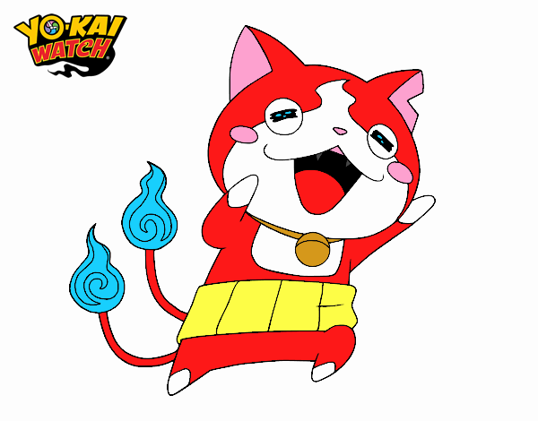 Jibanyan super feliz