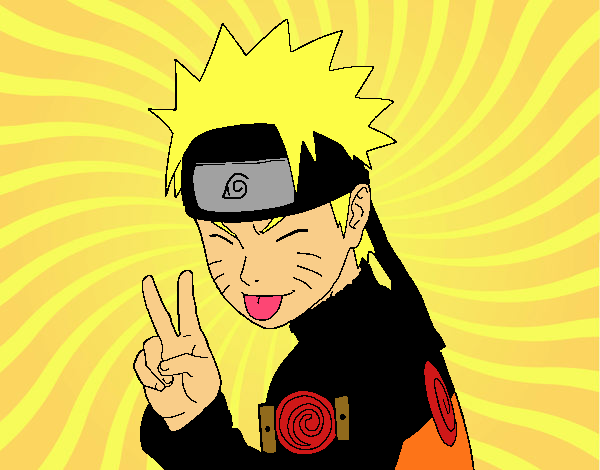 Naruto sacando lengua