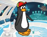 Pingüino con gorra