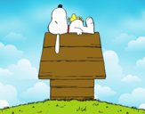 Snoopy durmiendo