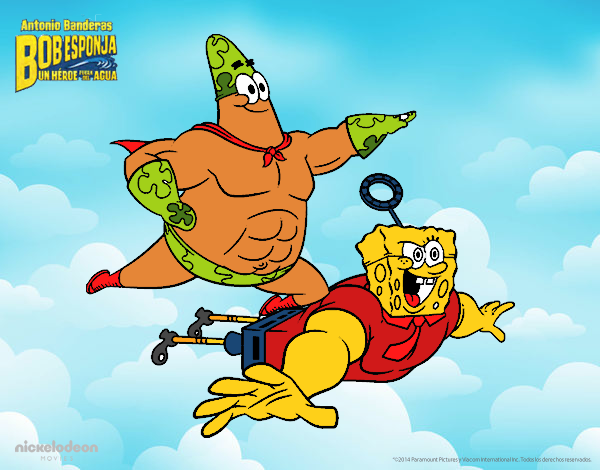 bob sponga y patricio 