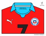 Camiseta del mundial de fútbol 2014 de Chile