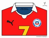 Camiseta del mundial de fútbol 2014 de Chile