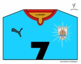 Camiseta del mundial de fútbol 2014 de Uruguay