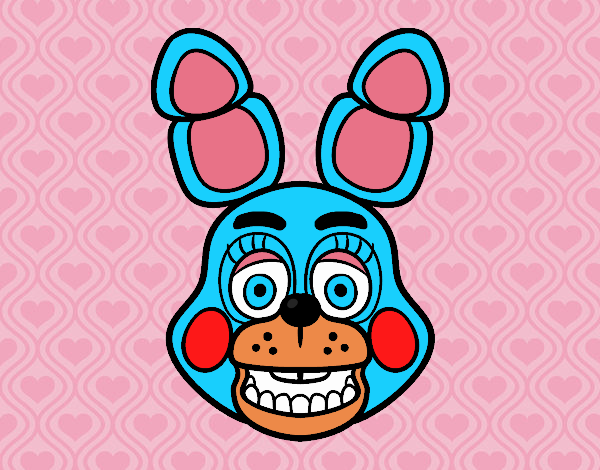 Cara de Toy Bonnie de Five Nights at Freddy's