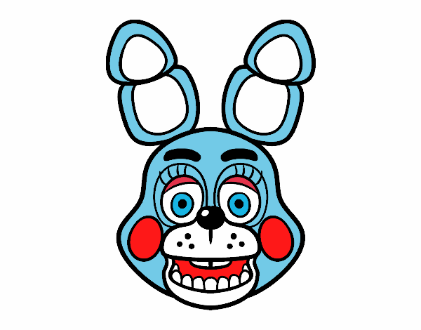 Cara de Toy Bonnie de Five Nights at Freddy's