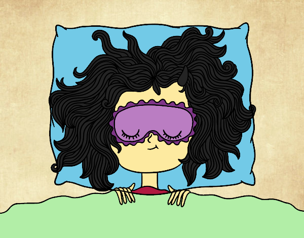 Dibujo Chica durmiendo pintado por 1lindapao
