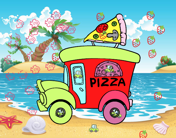 Food truck de pizza