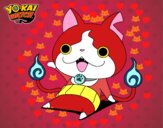 Jibanyan saludando