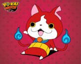 Jibanyan saludando