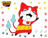 Jibanyan super feliz