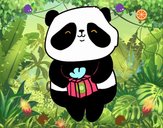 Panda con regalo