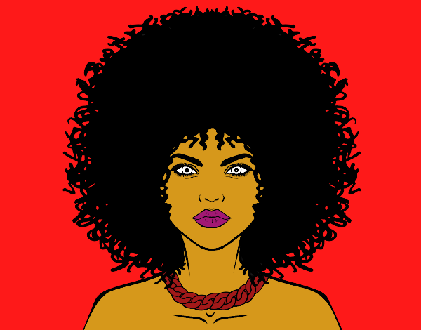 Peinado afro