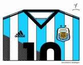 Camiseta del mundial de fútbol 2014 de Argentina