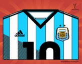 Camiseta del mundial de fútbol 2014 de Argentina